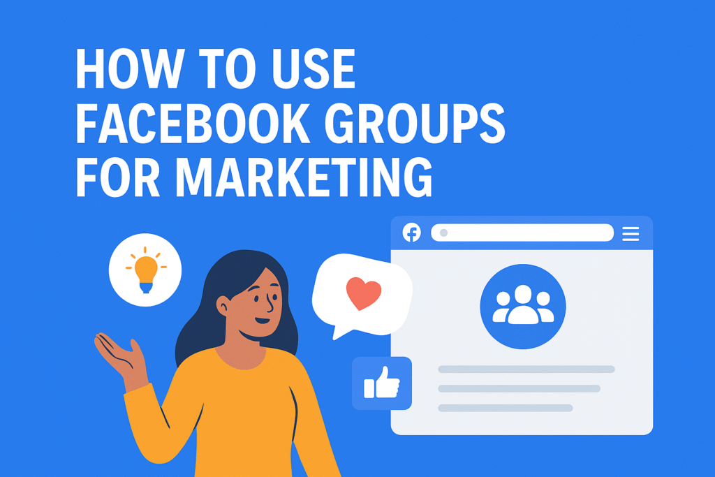 how to use Facebook Groups for marketing