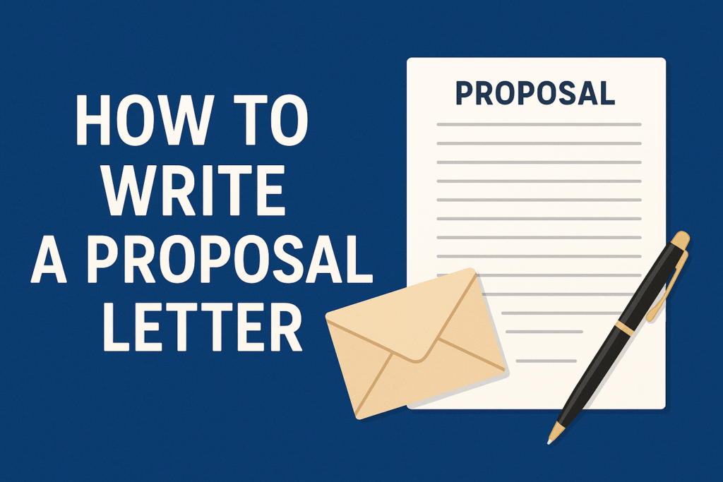 how to write a proposal letter